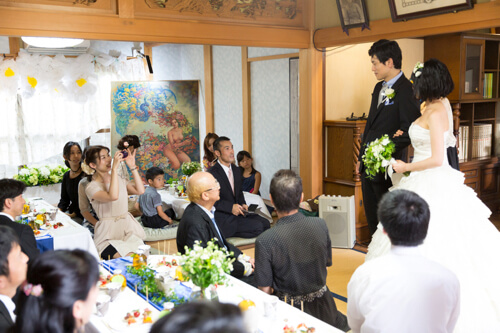 自宅ウェディングはいかがですか 感謝を伝える結婚式 Michi Wedding Michi Wedding